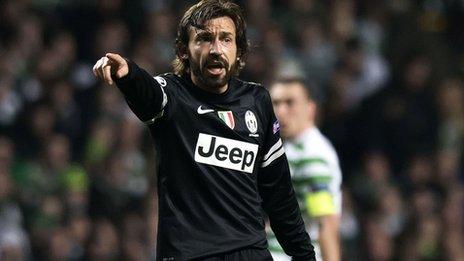 Juventus playmaker Andrea Pirlo