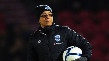 England coach Hope Powell