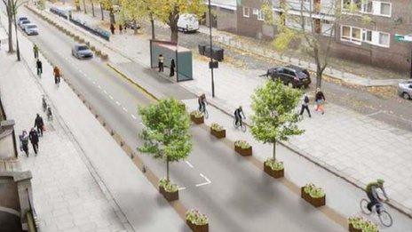 Visualisation of Royal College Street, Camden