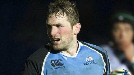 Scotland and Glasgow Warriors flanker John Barclay