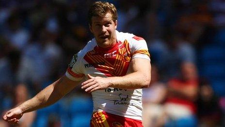 Catalans Dragons half-back Scott Dureau