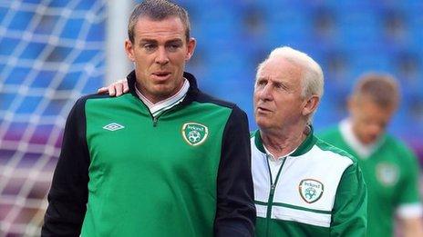 Republic of Ireland's Richard Dunne