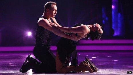 Beth Tweddle with partner Dan Whiston