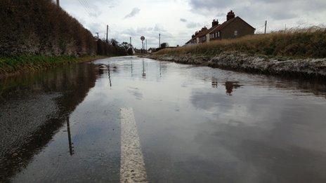 Flooding at Sea Palling