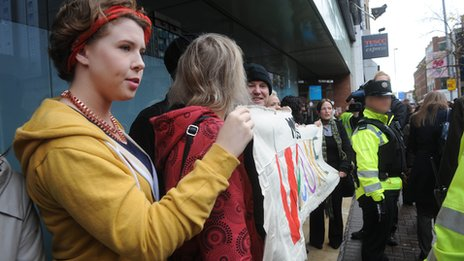 Protestors