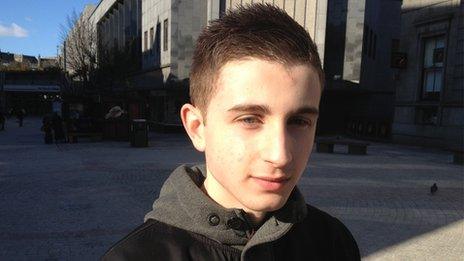 Calym Tapsall, 16, from Aberdeen