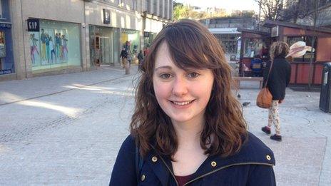 Hannah Gibbs, 18, from Lockerbie