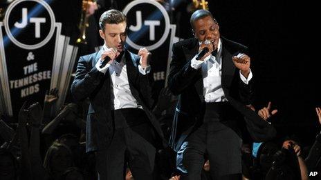 Justin Timberlake and Jay-Z