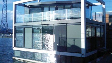 How a floating home could look