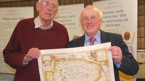 Rare maps being given to Norfolk Record Office