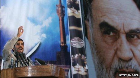 Iranian President Mahmoud Ahmadinejad (file photo)