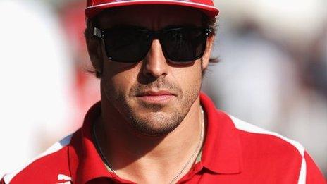 Ferrari's Fernando Alonso