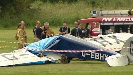 Old Warden aerodrome fatal crash