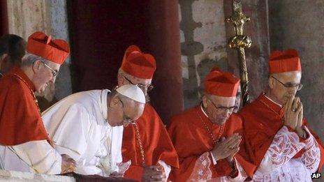 Pope Francis in Rome, 13 March