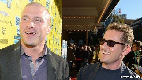 Napster founder Shawn Fanning and director Alex Winter