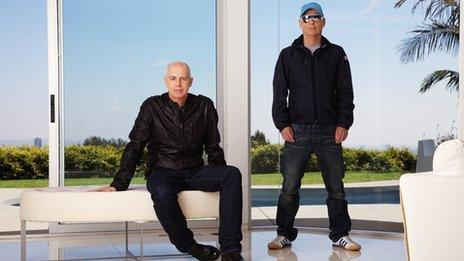 Pet Shop Boys, aka Neil Tennant and Chris Lowe