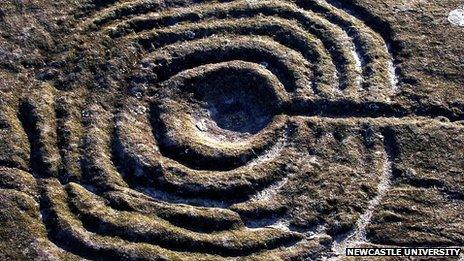 Weetwood Moor carving