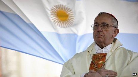 Cardinal Bergoglio performs Mass in Buenos Aires in 2009