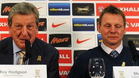 Roy Hodgson (left) and Stuart Pearce