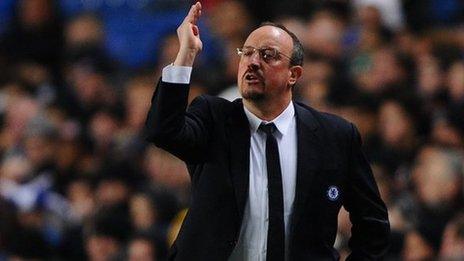 Chelsea manager Rafael Benitez