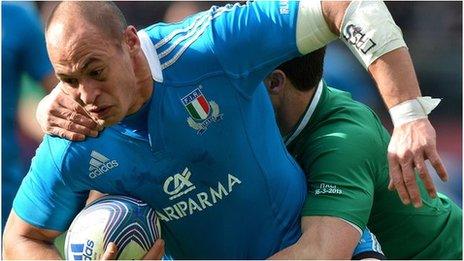 Italy captain Sergio Parisse