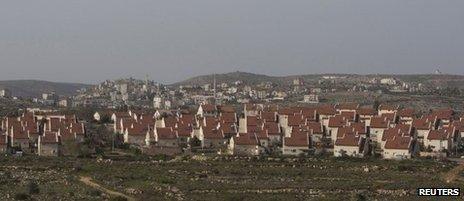 A general view of the West Bank Jewish settlement of Ofra, north of Ramallah is seen March 12, 2013