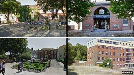 Tombland, Norwich magistrates' court, Assembly House, Norfolk Coroner's Court