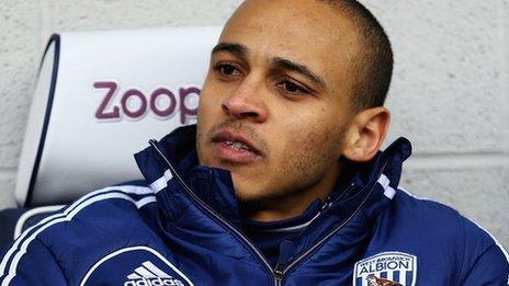 West Brom striker Peter Odemwingie