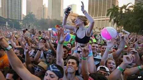 Music festival in Miami