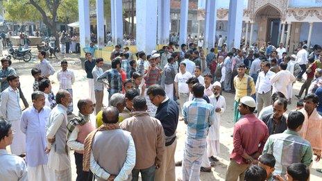 Disputed graveyard site in Varanasi