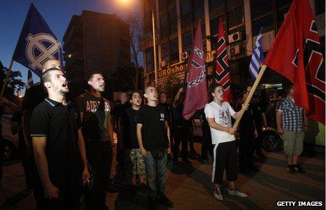 Golden Dawn supporters