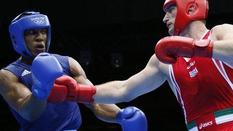 Anthony Joshua and Roberto Cammarelle