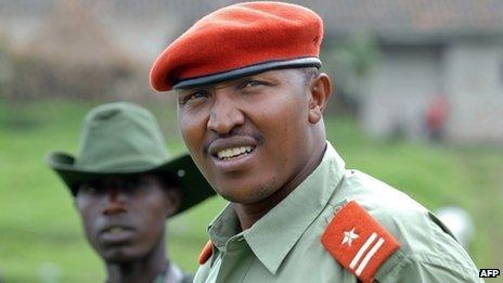 Bosco Ntaganda in eastern DR Congo in January 2009