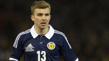 Scotland midfielder James Morrison