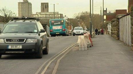 London Road Bridge in Derby