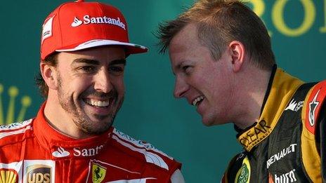 Fernando Alonso & Kimi Raikkonen