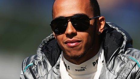 Mercedes's Lewis Hamilton