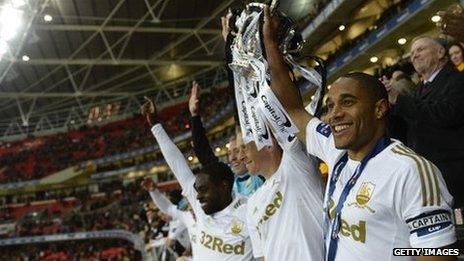 Swansea City won their first major trophy last month