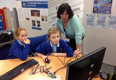 Pupils from a school in Cheltenham