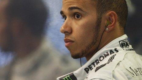 Mercedes's Lewis Hamilton