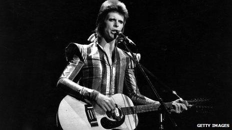 David Bowie as Ziggy Stardust