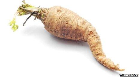 Misshapen parsnip