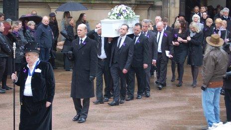 Christina Edkins funeral at Birmingham Cathedral