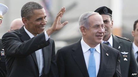 President Barack Obama and Benjamin Netanyahu