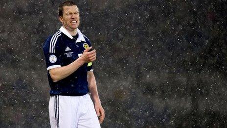 Scotland captain Gary Caldwell