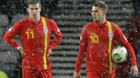 Aaron Ramsey and Gareth Bale.