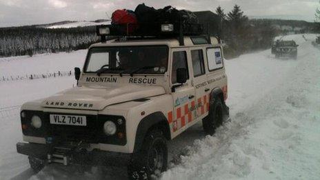 North West Mountain Rescue team