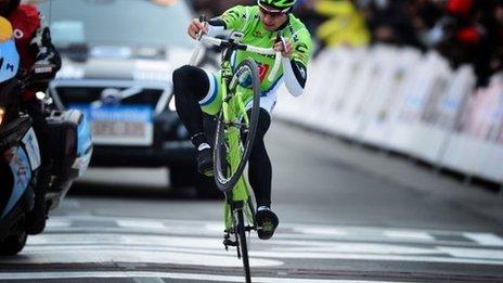 Peter Sagan wins Gent-Wevelgem