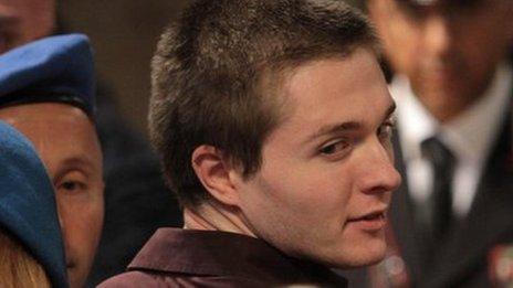 File photo of Raffaele Sollecito in court (3 October 2011)