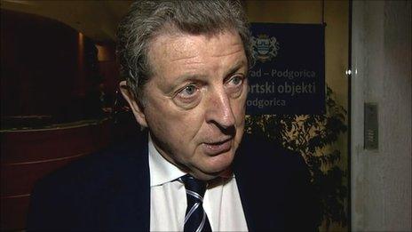 England manager Roy Hodgson